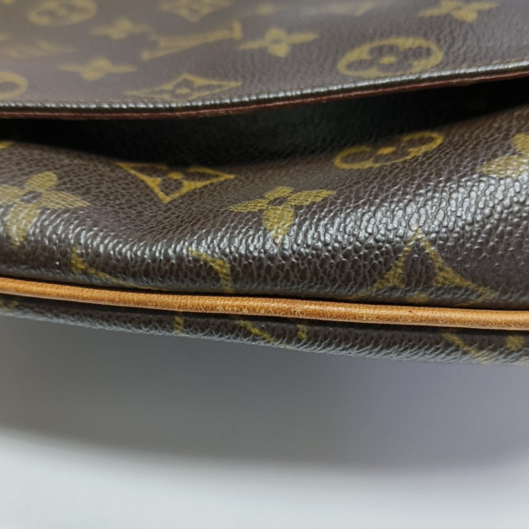 MUSETTE TANGO PM Monogram Coated Canvas Brown