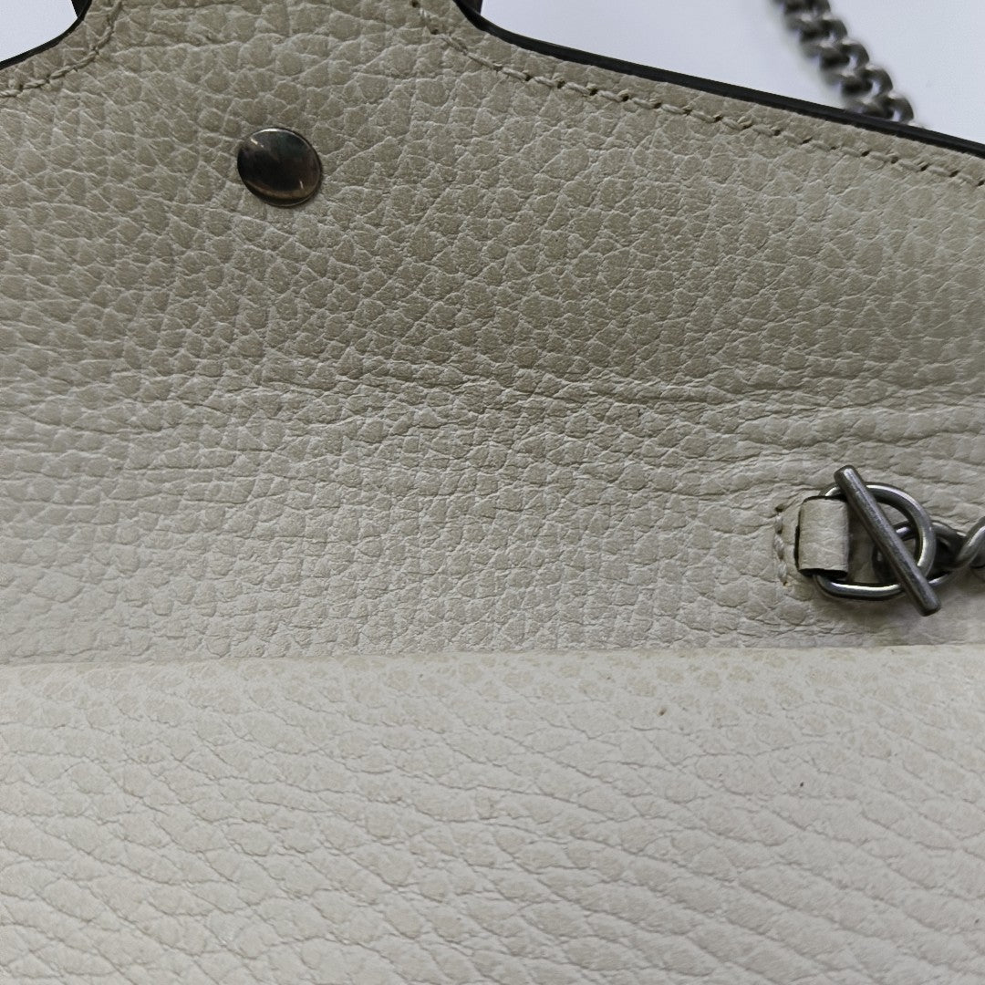 Dionysus Super Mini Calfskin White