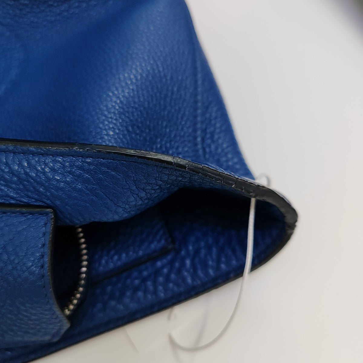 Calfskin Shoulder Bag Blue
