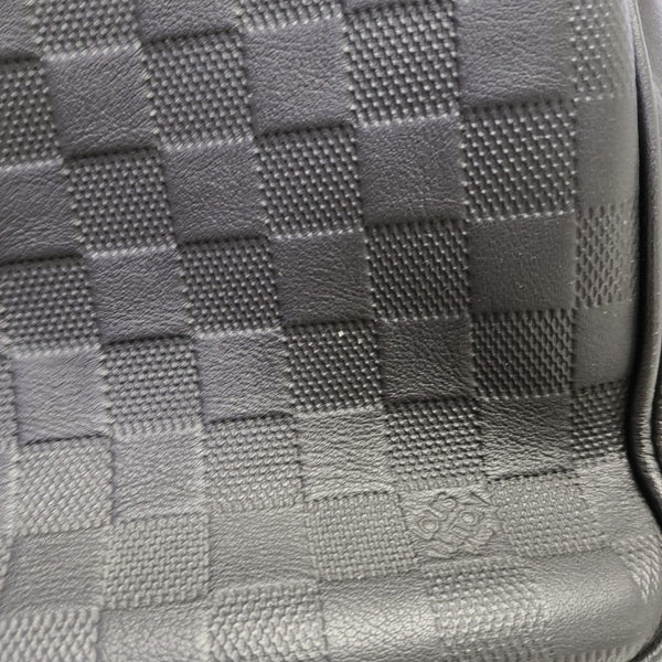 MICHAEL Damier Graphite Calfskin Black