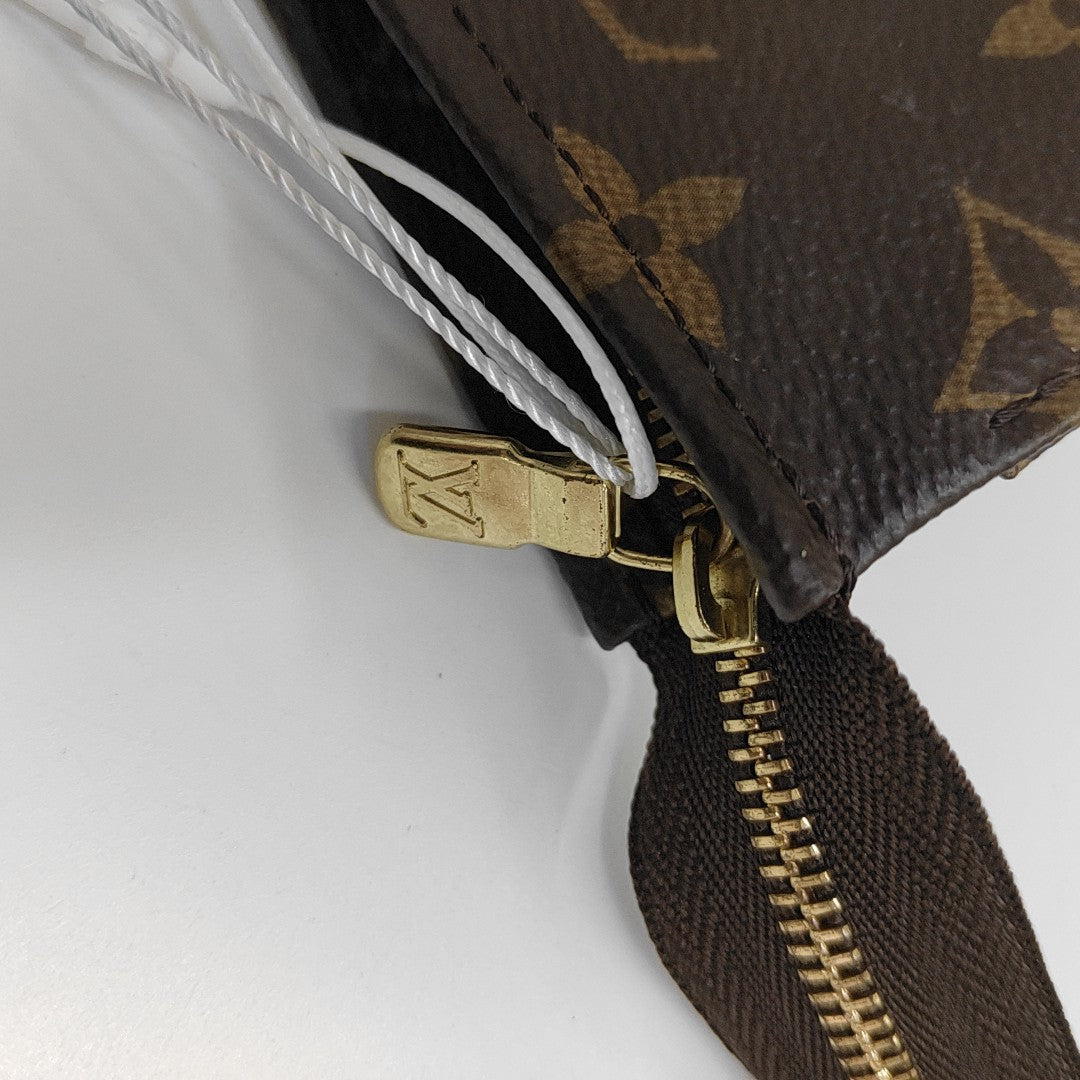 TOILET POCKET 26 Monogram Coated Canvas Brown