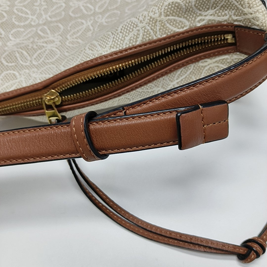 Monogram Canvas Top Handle Bag Beige