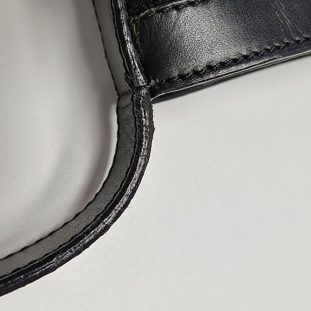 Fabric Shoulder Bag Black