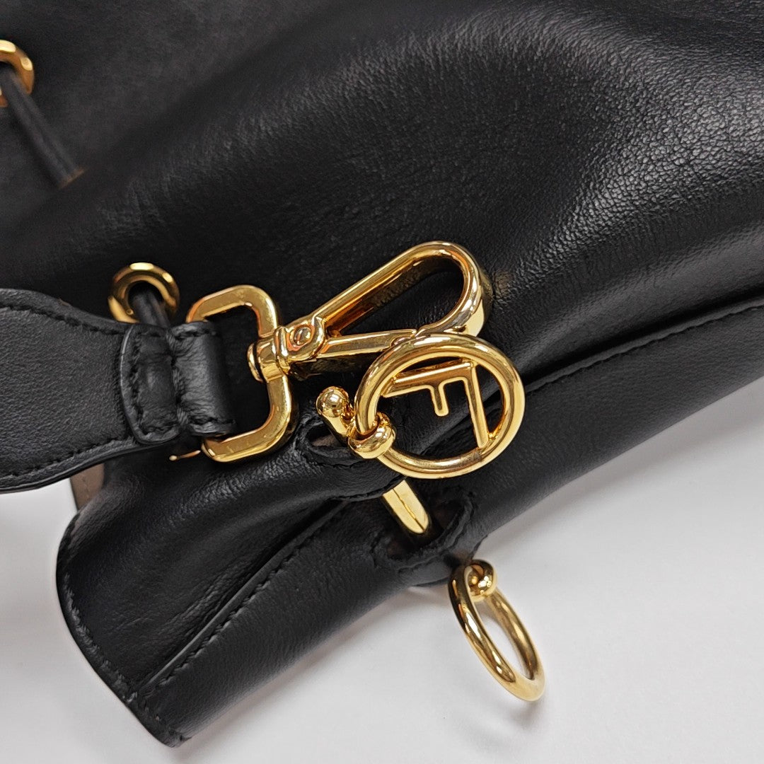 Mon Tresor Small Calfskin Black