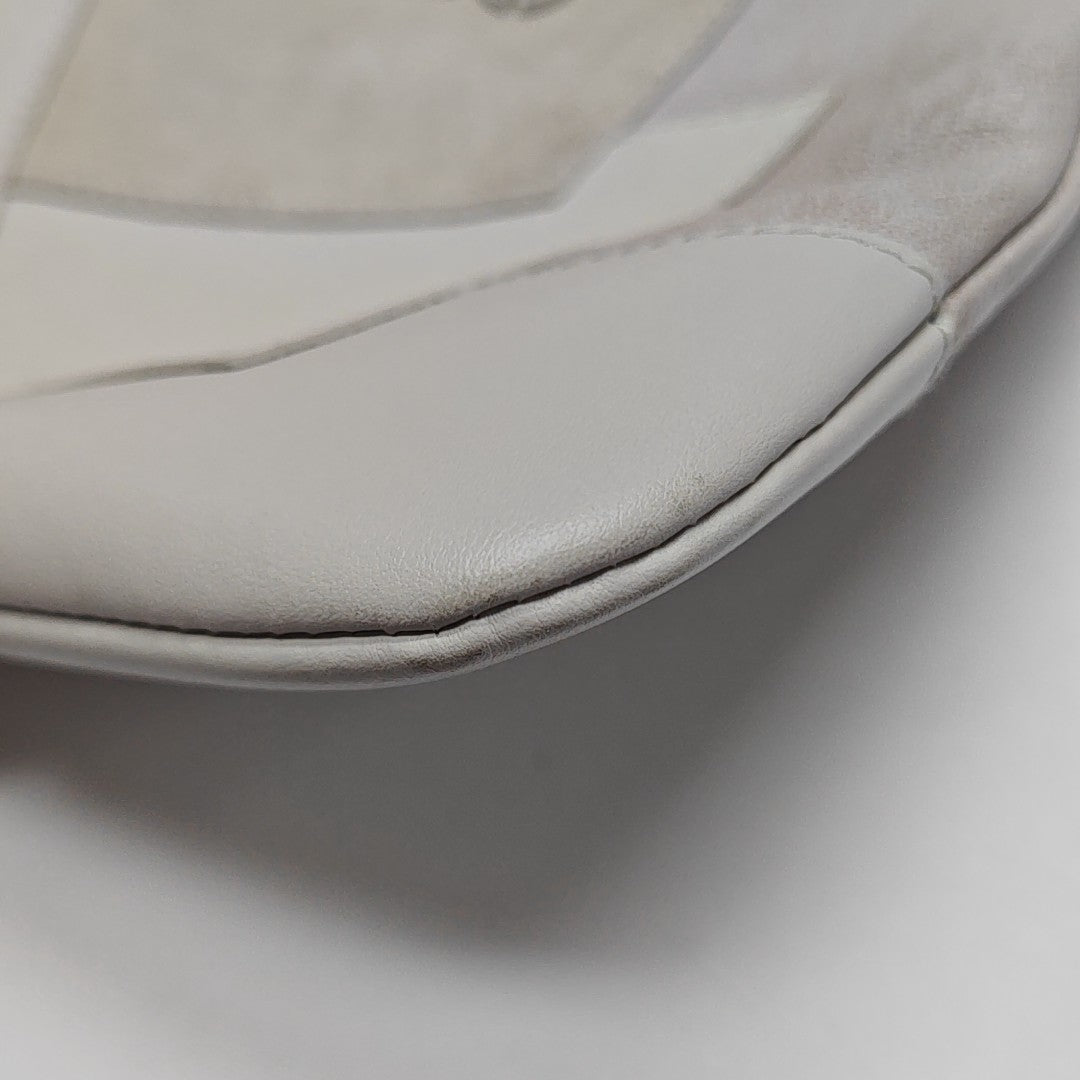 IVY Quilted Suede White