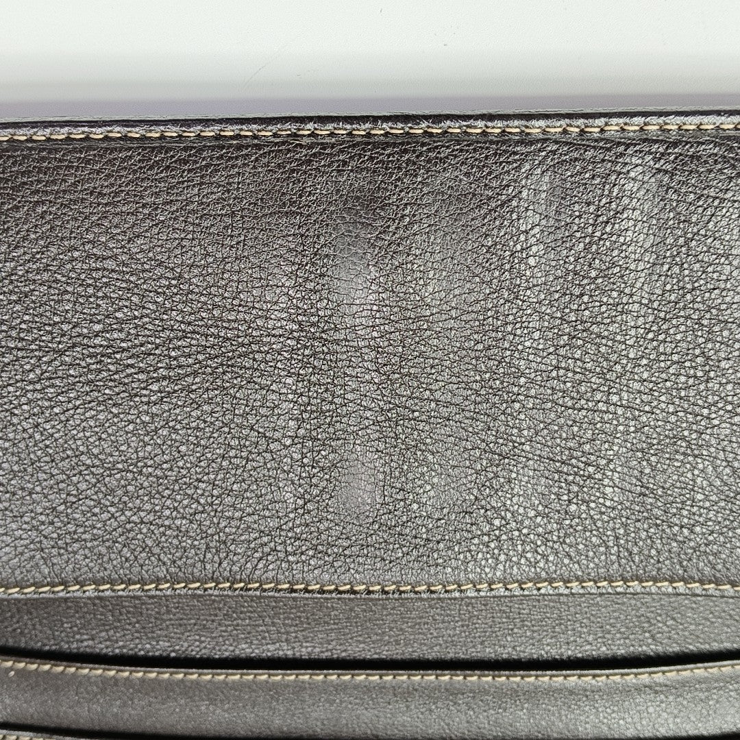 Monogram Canvas Wallet Brown