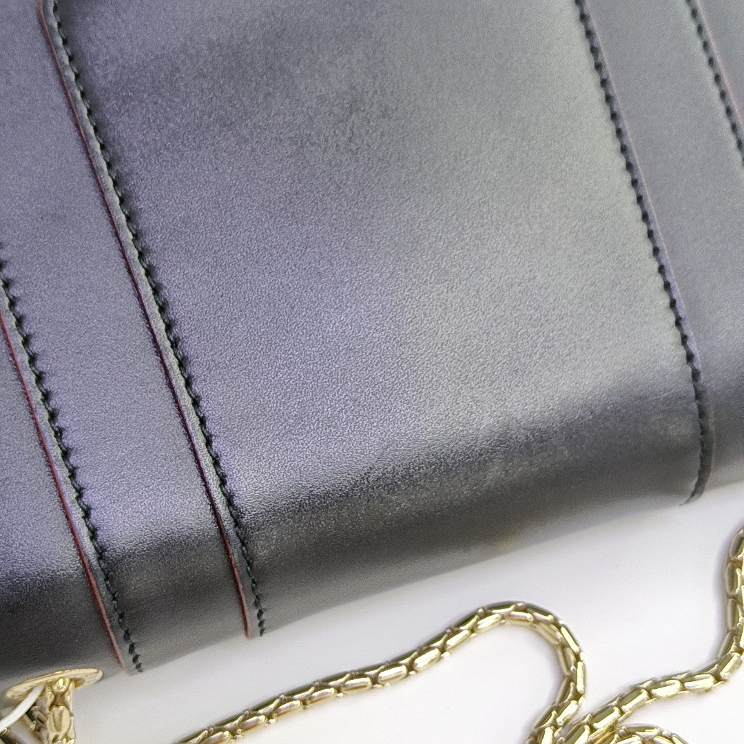SERPENTI FOREVER Small Calfskin Black