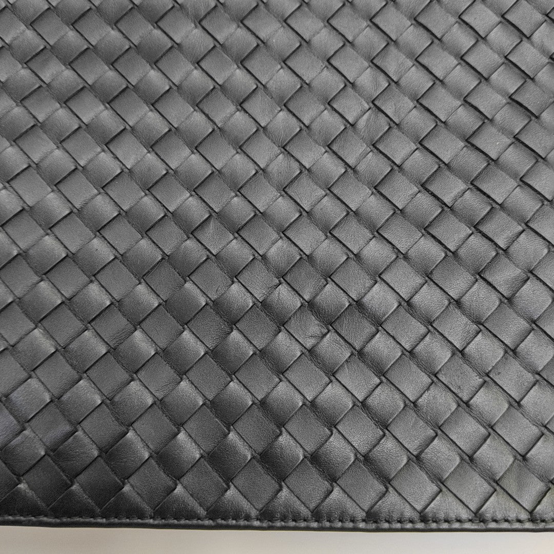 Calfskin Shoulder Bag Gray