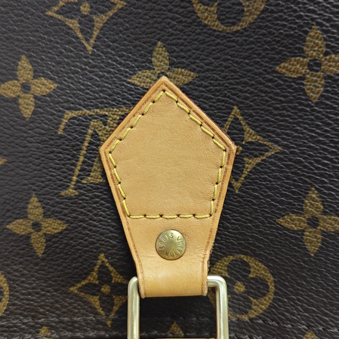 SPEEDY 30 Monogram Coated Canvas Brown