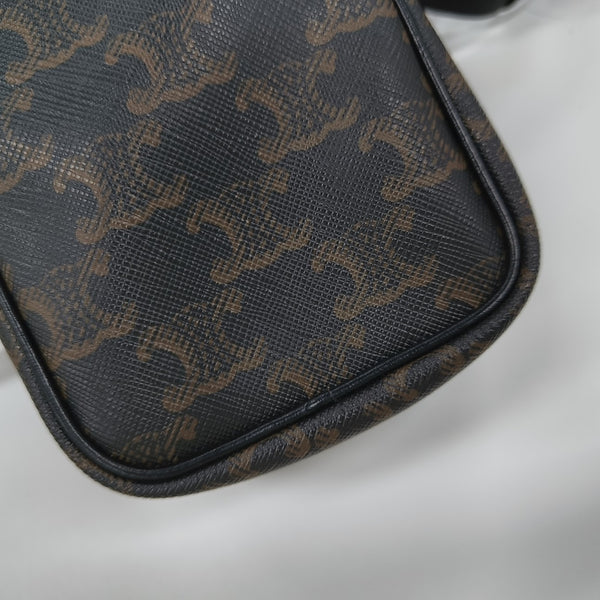 TRIOMPHE CANVAS Mini Coated Canvas Black