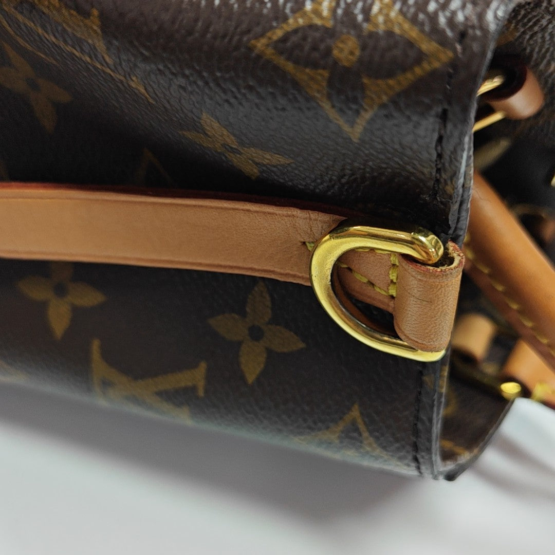 MONTAIGNE Monogram Coated Canvas Brown