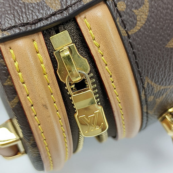 CANNES Super Mini Monogram Coated Canvas Brown