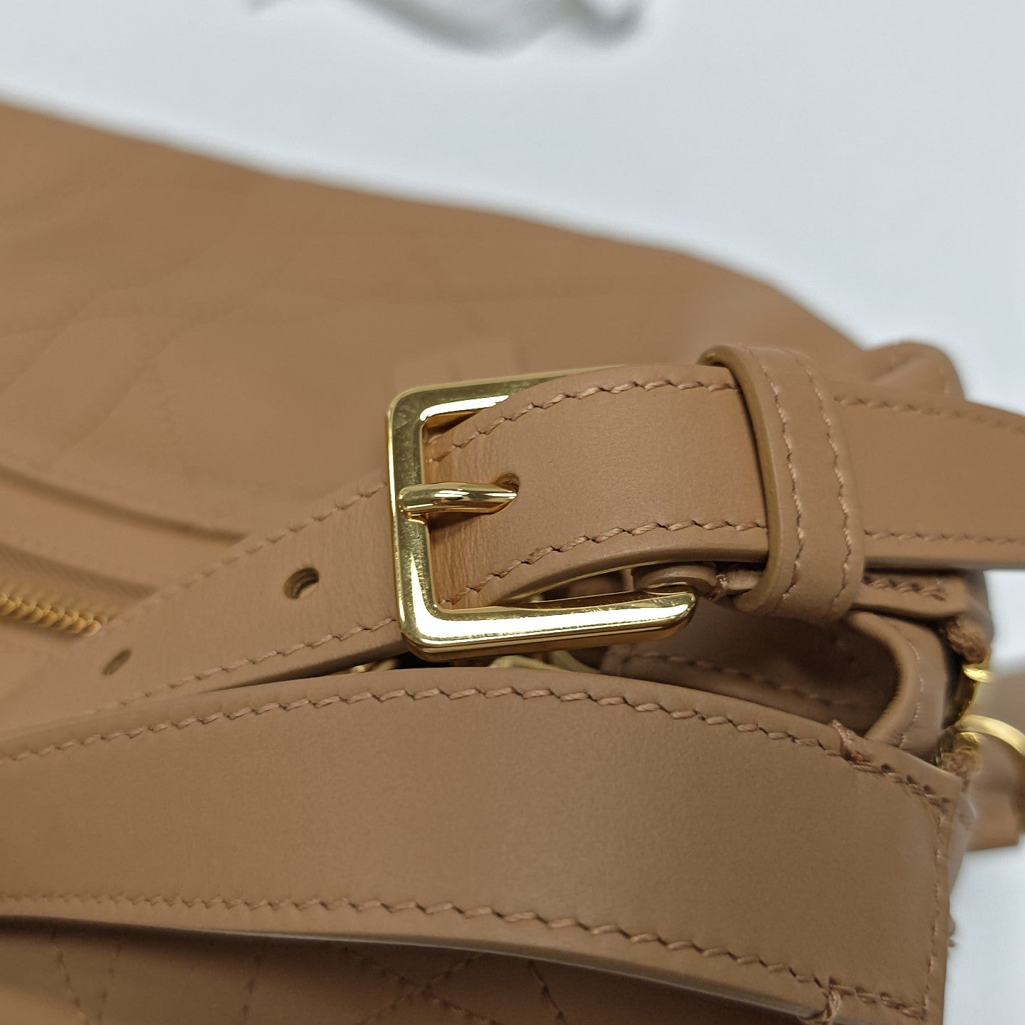 D-Journey Medium Cannage Calfskin Brown