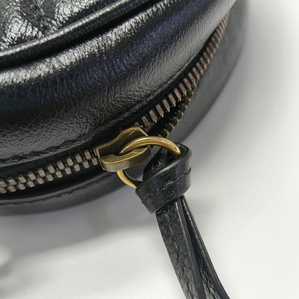 GG Marmont Mini Quilted Calfskin Black