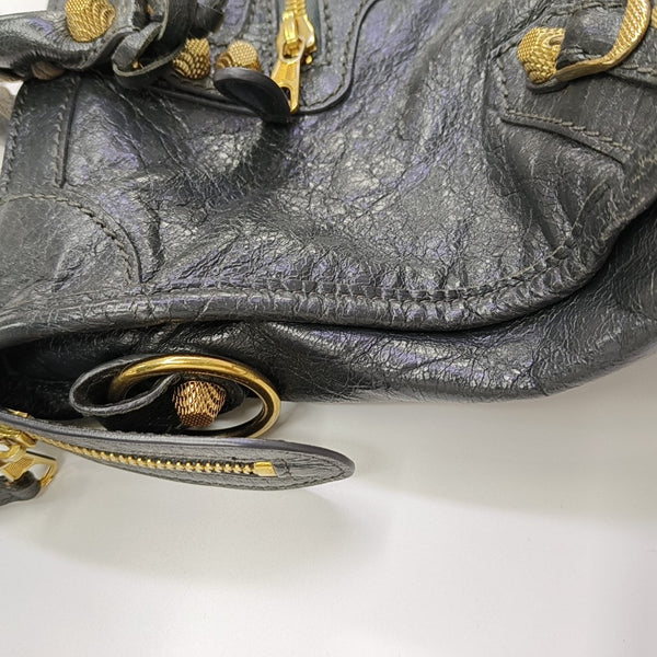 Classic City Small Lambskin Gray
