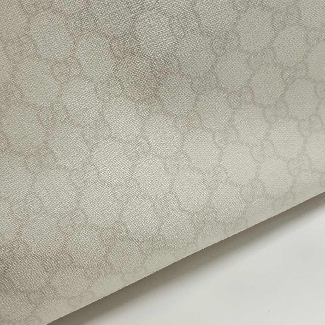 Monogram Coated Canvas Tote Bag White