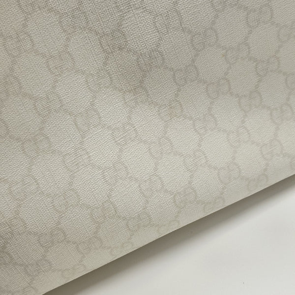 Monogram Coated Canvas Tote Bag White