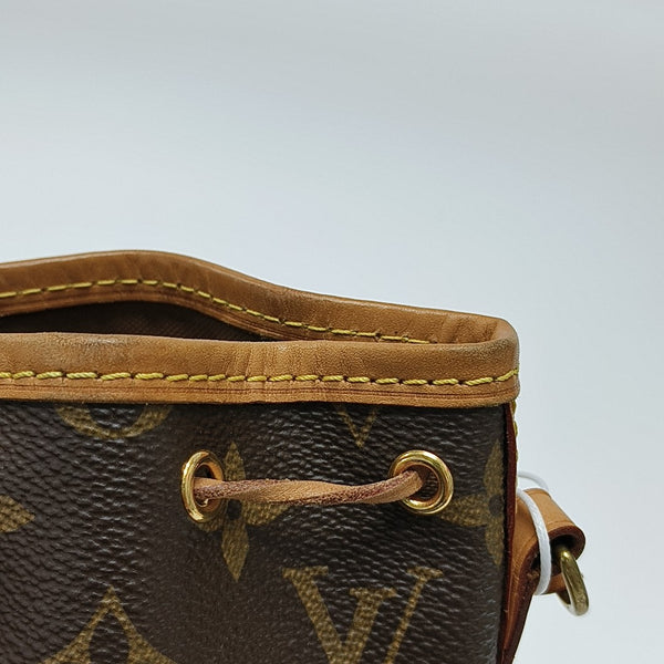 NÉONOÉ Nano Monogram Coated Canvas Brown