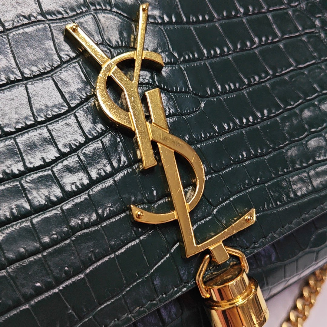 KATE Medium Calfskin Green