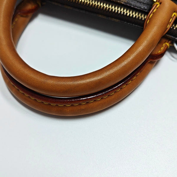 SPEEDY 30 Monogram Coated Canvas Brown