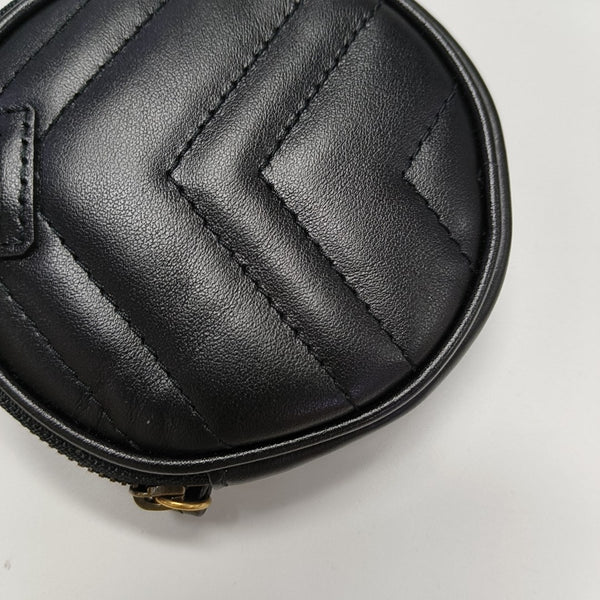 GG Marmont Quilted Calfskin Black