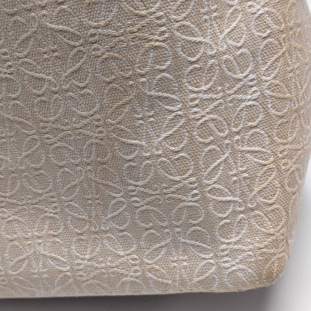 Cubi Monogram Canvas Beige