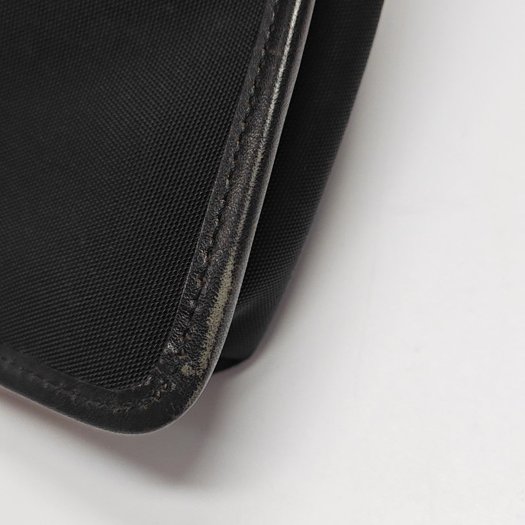 Fabric Shoulder Bag Black