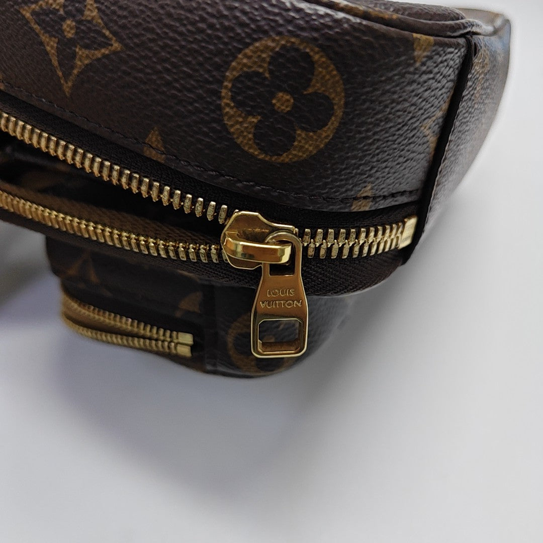 UTILITY Monogram Coated Canvas Brown