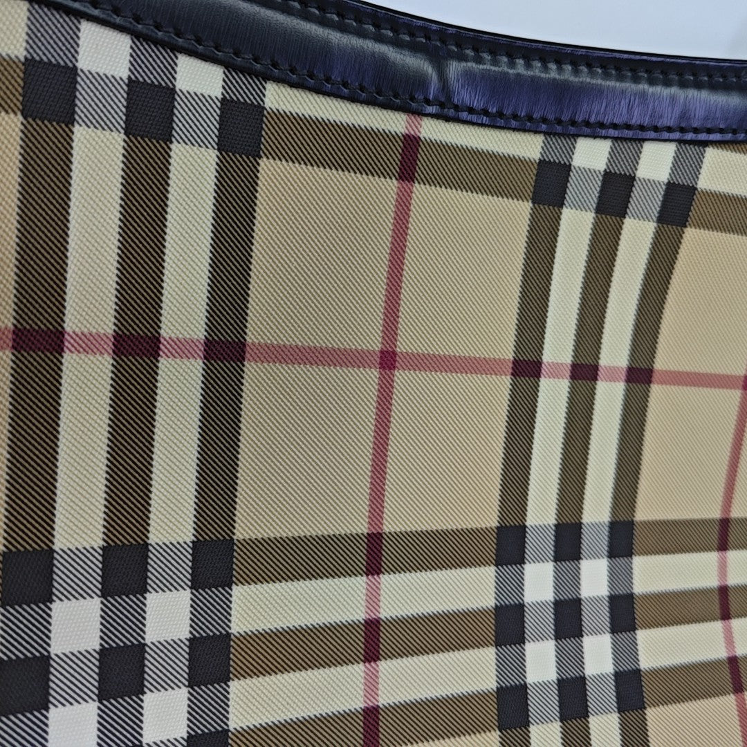 Coated Canvas Tote Bag Beige