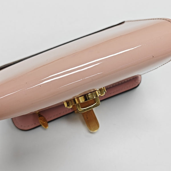 CHERRYWOOD Monogram Calfskin Pink Wallet