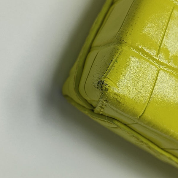 Shopping Bag Calfskin Yellow