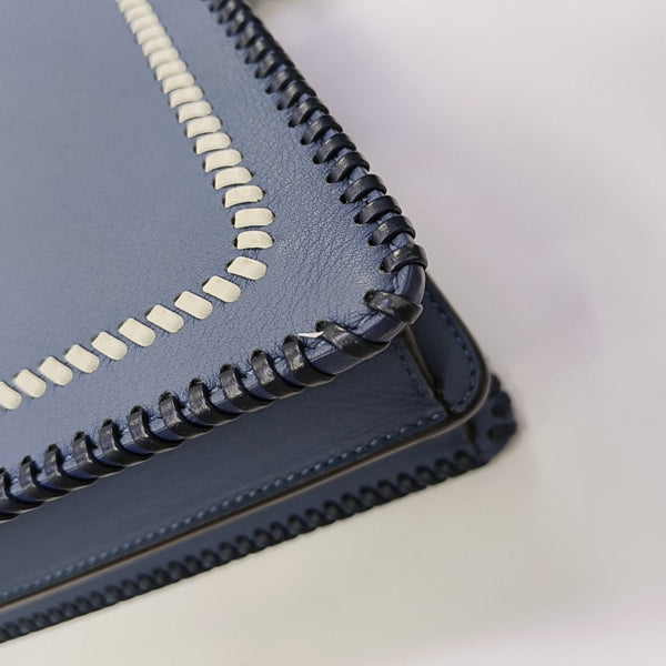 Peekaboo Mini Calfskin Blue