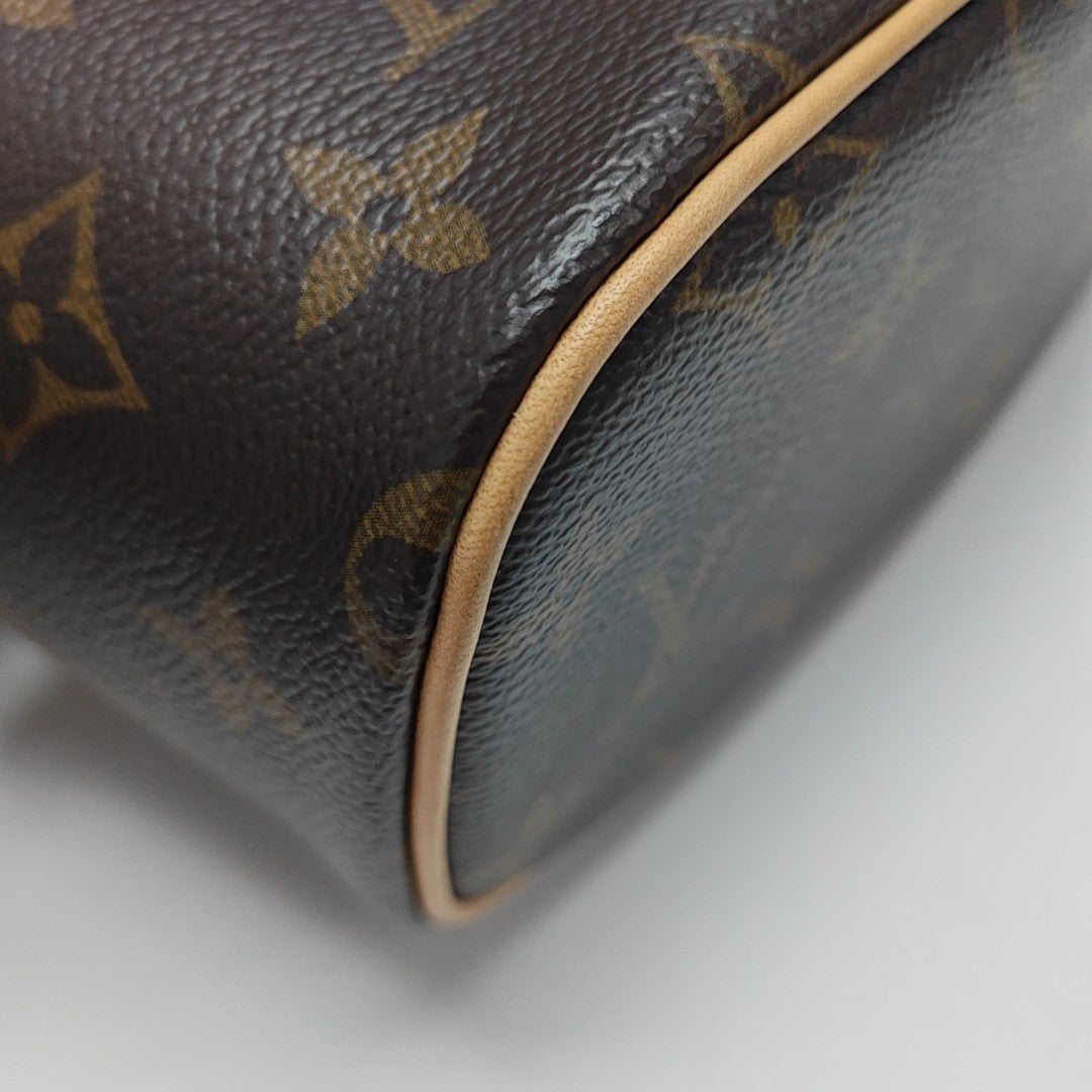 NICE Super Mini Monogram Coated Canvas Brown