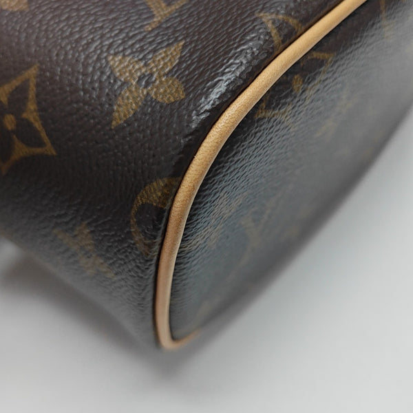 NICE Super Mini Monogram Coated Canvas Brown