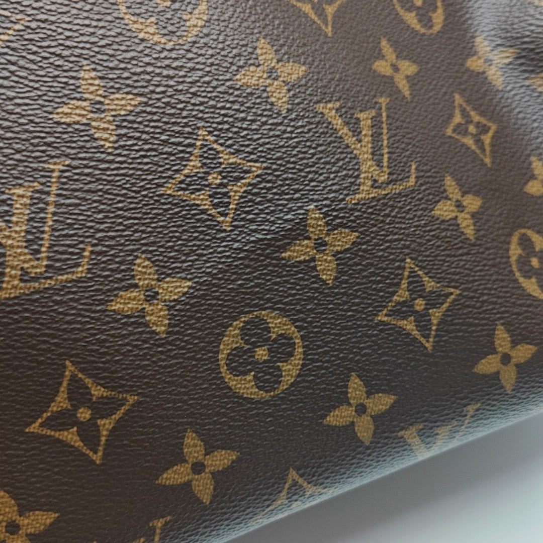 SPEEDY 25 Monogram Coated Canvas Brown