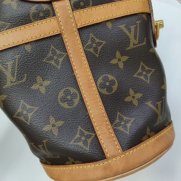 DUFFLE Monogram Coated Canvas Brown