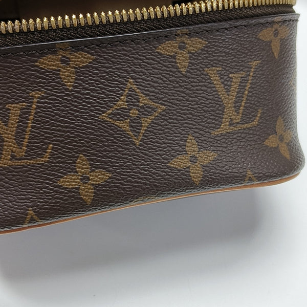NICE Super Mini Monogram Coated Canvas Brown