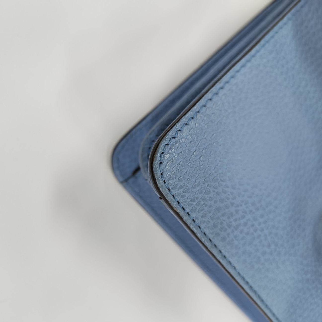 Interlocking G Small Calfskin Blue