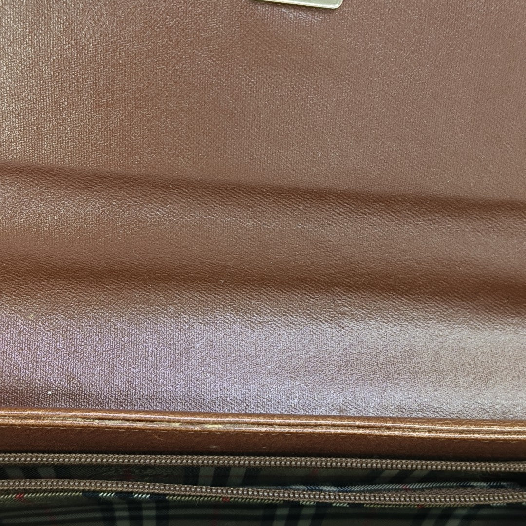 Calfskin Shoulder Bag Brown