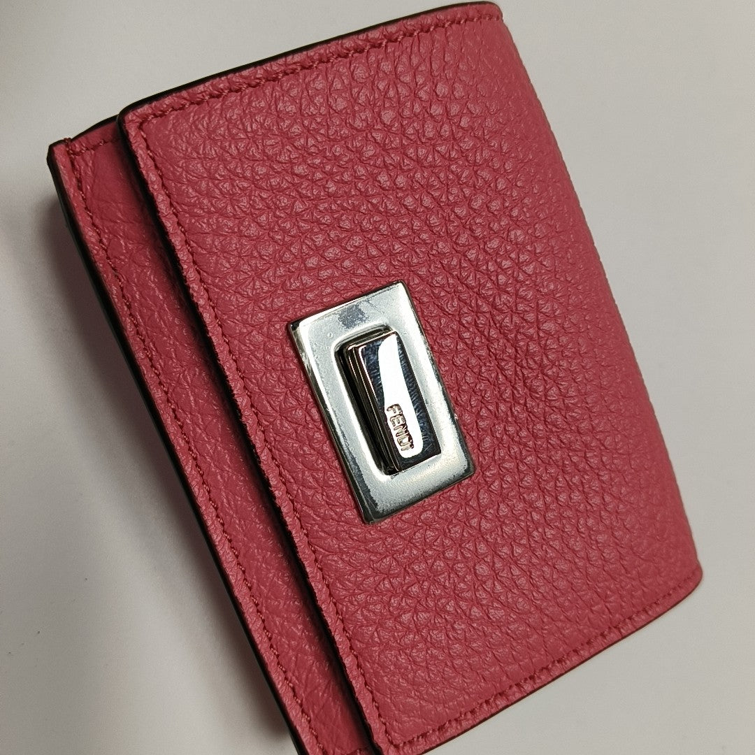 Authenticated pre-owned  Peekaboo Calfskin Pink Wallet - Wallet at Looply