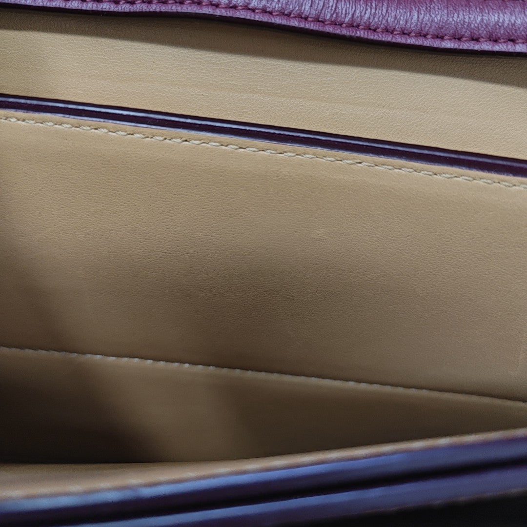 Calfskin Shoulder Bag Red