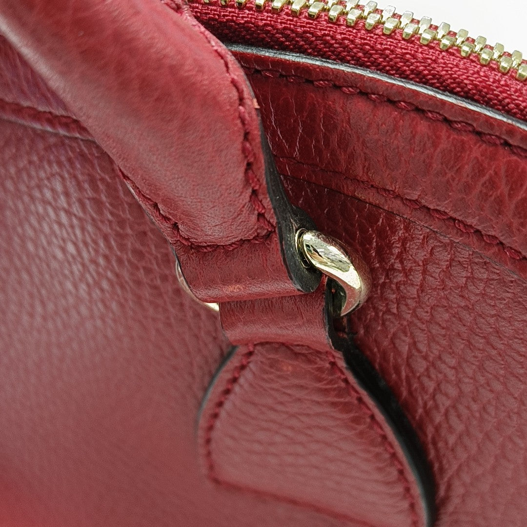 Dome Calfskin Red