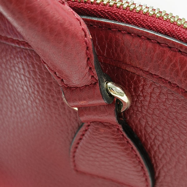 Dome Calfskin Red