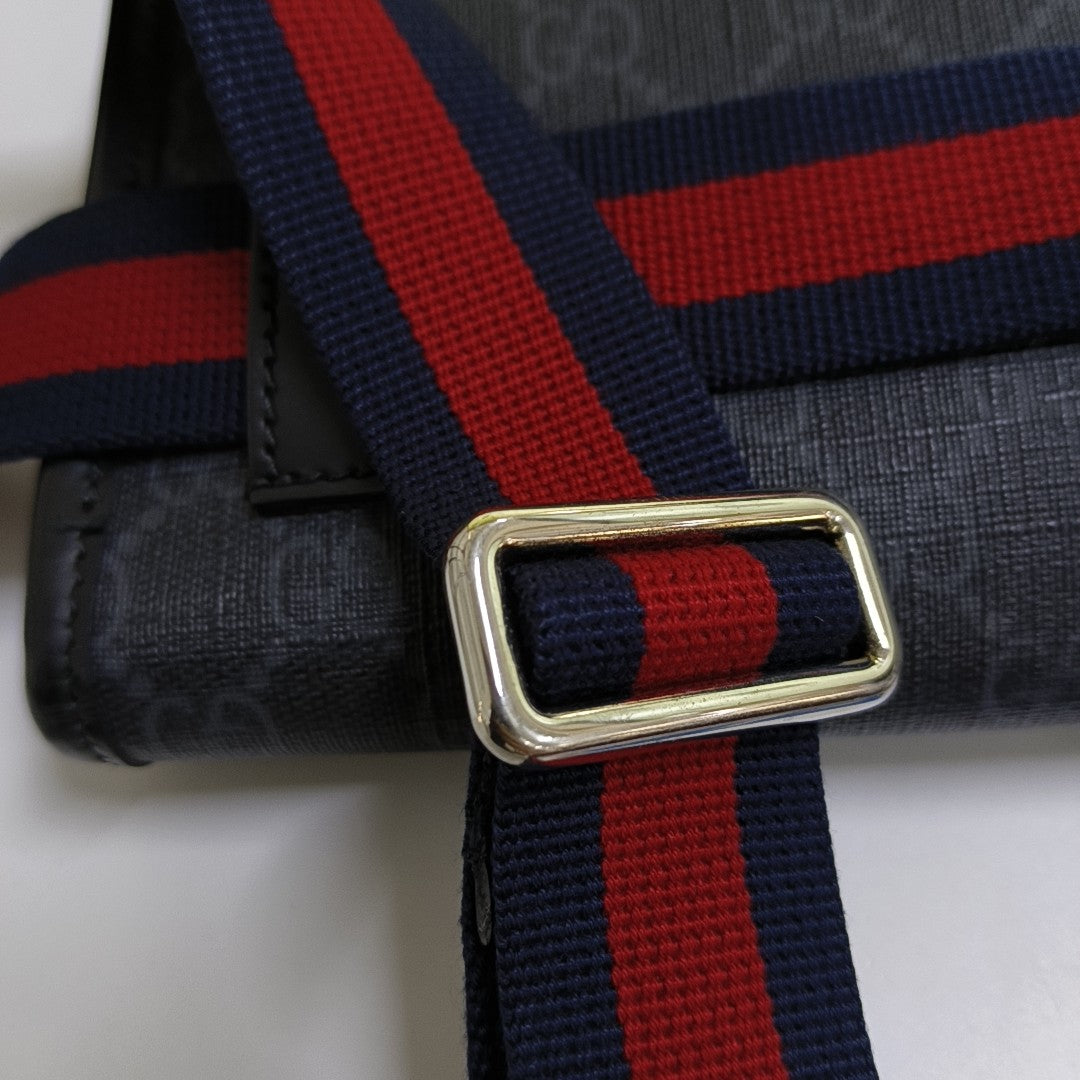Neo Vintage Monogram Coated Canvas Black