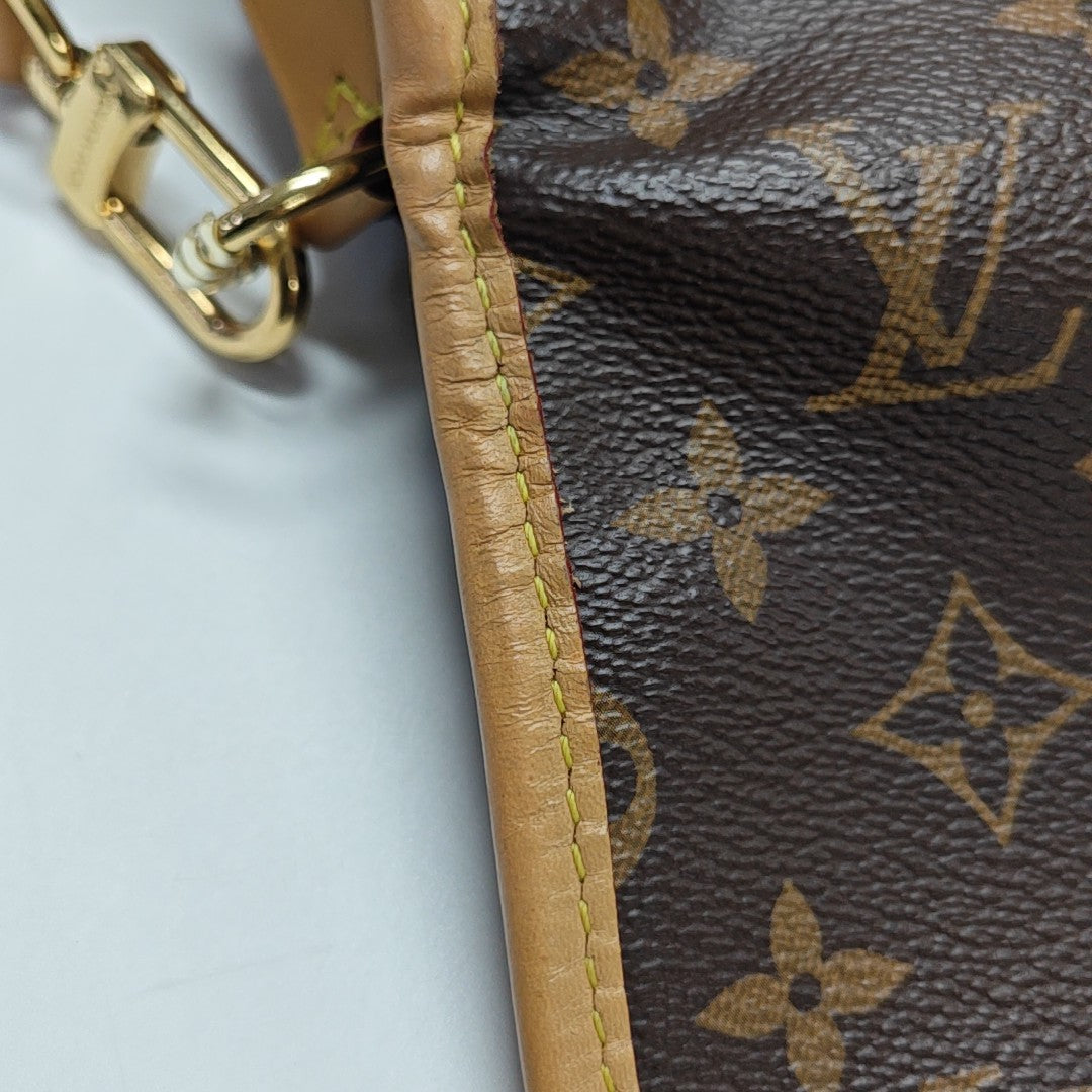 DIANE Monogram Coated Canvas Brown