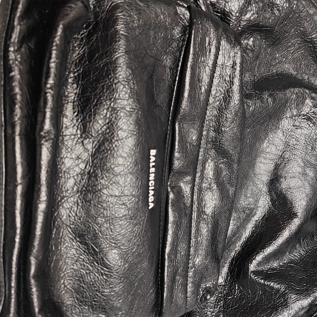 Calfskin Backpack Black