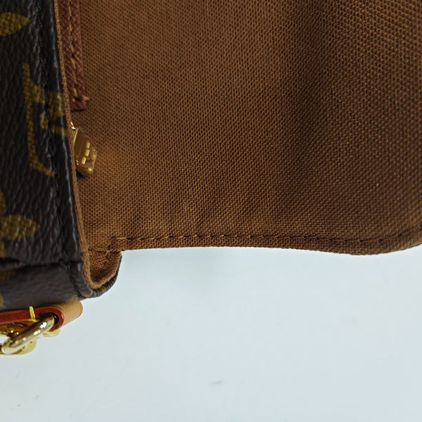 IVY Monogram Coated Canvas Brown