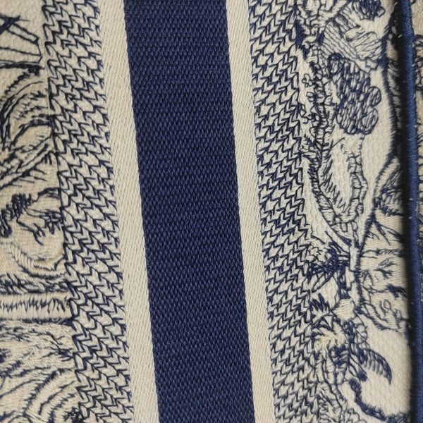 Book Tote Mini Fabric Blue