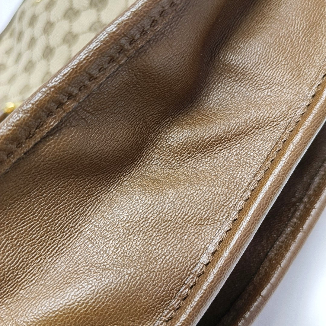 Authenticated pre-owned  Horsebit 1955 Medium Monogram Canvas Brown - Tote Bag at Looply