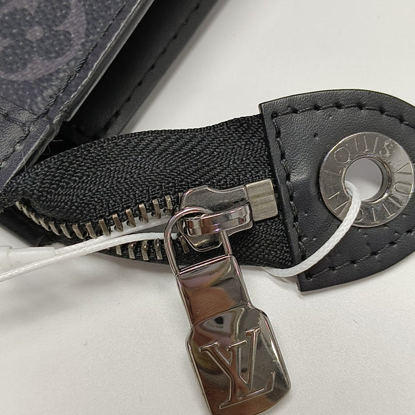 Pochette Voyag MM Monogram Coated Canvas Black